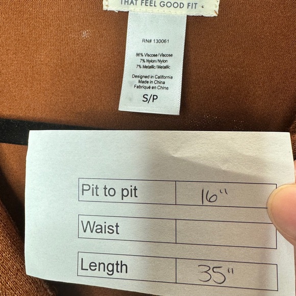 L Space Scarlett Long Sleeve Dress Brown - Picture 9 of 9